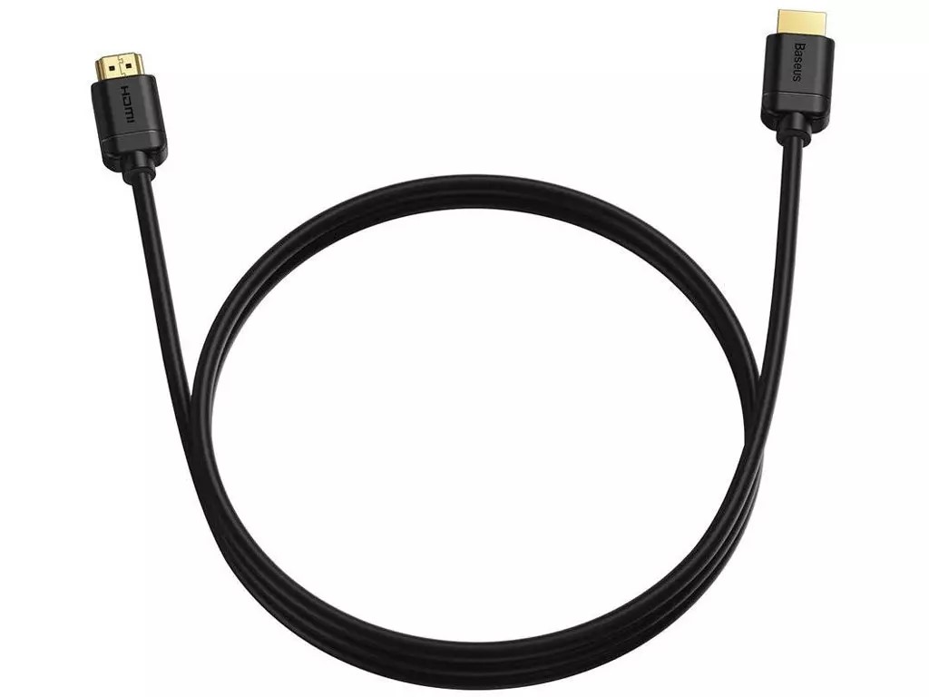 کابل اچدیامآی به اچدیامآی دو متری بیسوس Baseus HDMI 2.0 cable 4K 60 Hz 3D HDR 18 Gbps CAKGQ-B01
