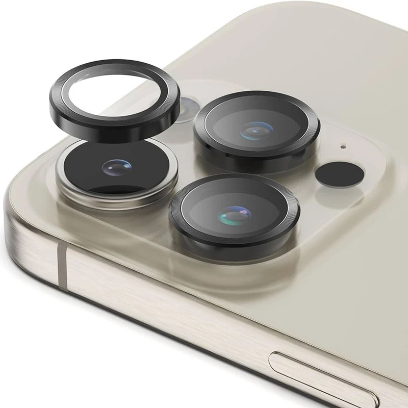 محافظ لنز دوربین مدل Metal برای iPhone 15 Pro Max / 15 Pro