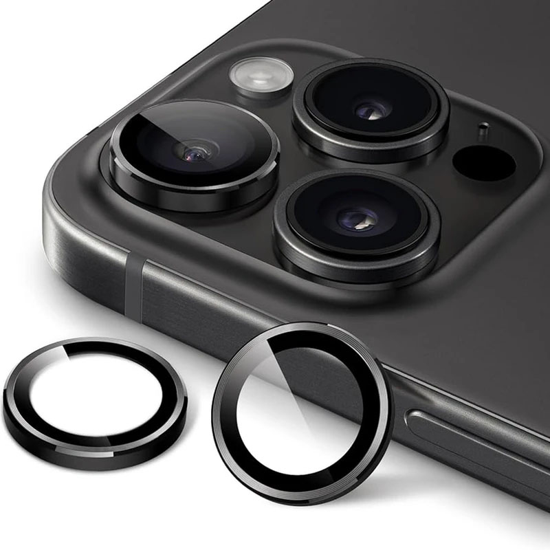 محافظ لنز دوربین مدل Metal برای iPhone 15 Pro Max / 15 Pro