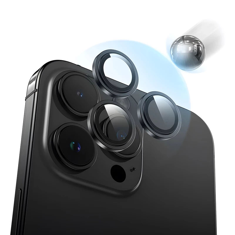 محافظ لنز دوربین مدل Metal برای iPhone 15 Pro Max / 15 Pro