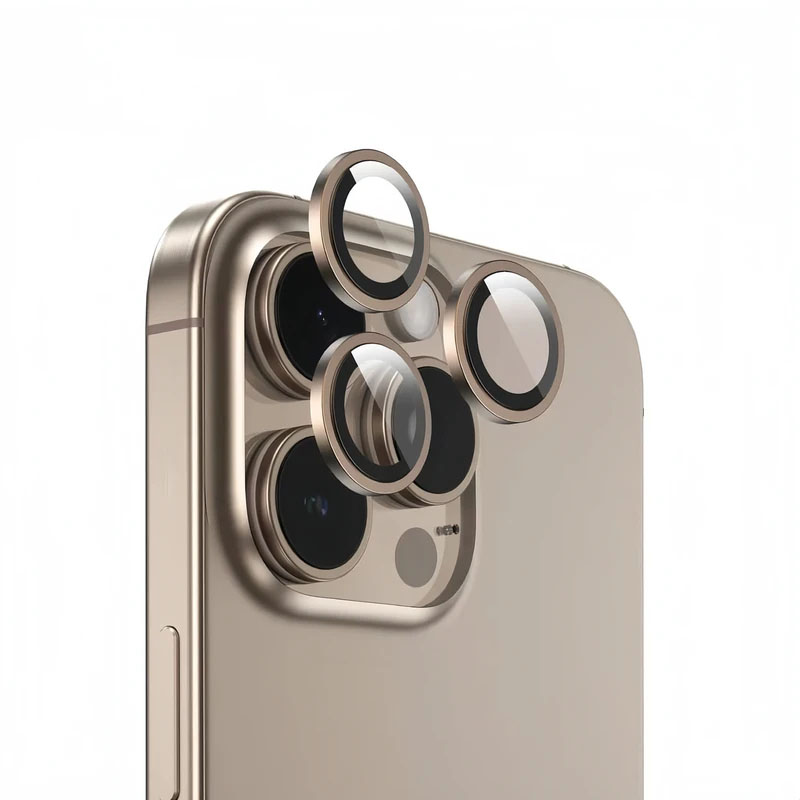 محافظ لنز دوربین مدل Metal برای iPhone 16 Pro Max / 16Pro