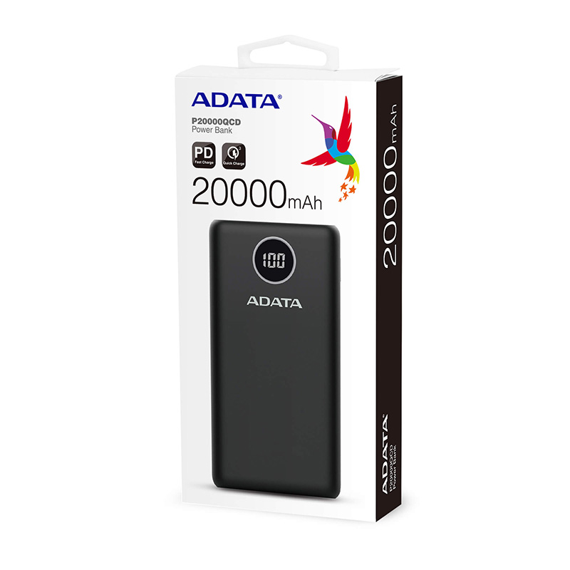 پاوربانک ای دیتا مدل P20000QCD ظرفیت 20000 میلی آمپر